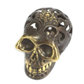 Vintage Brass Skull - Med-