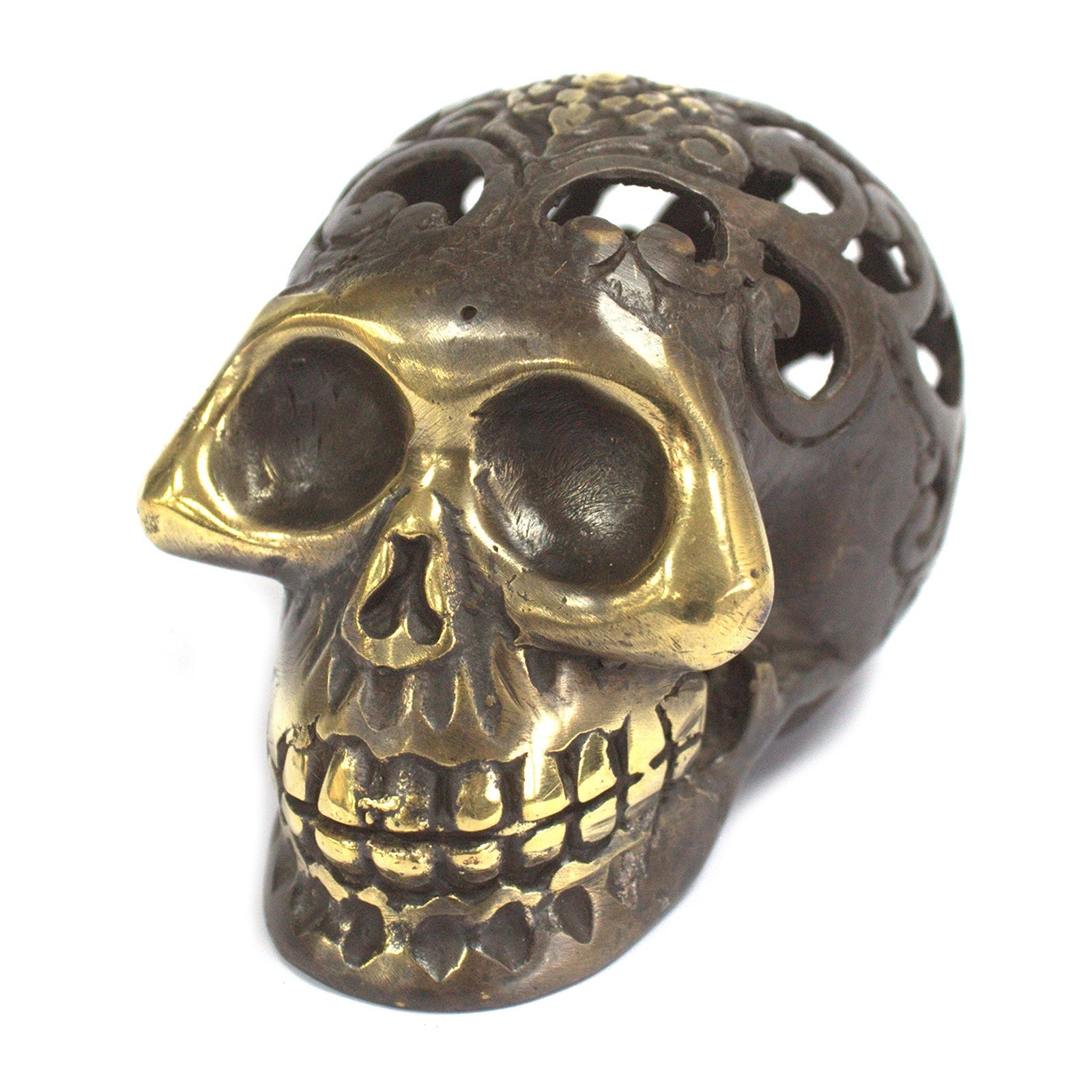 Vintage Brass Skull - Med - £47.0 - 