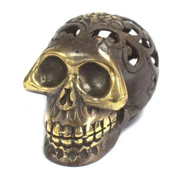 Vintage Brass Skull - Med - £47.0 - 