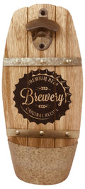 Wall Hanging Brewery Barrel Bottle Opener-Wine Racks, Holders & Accessories