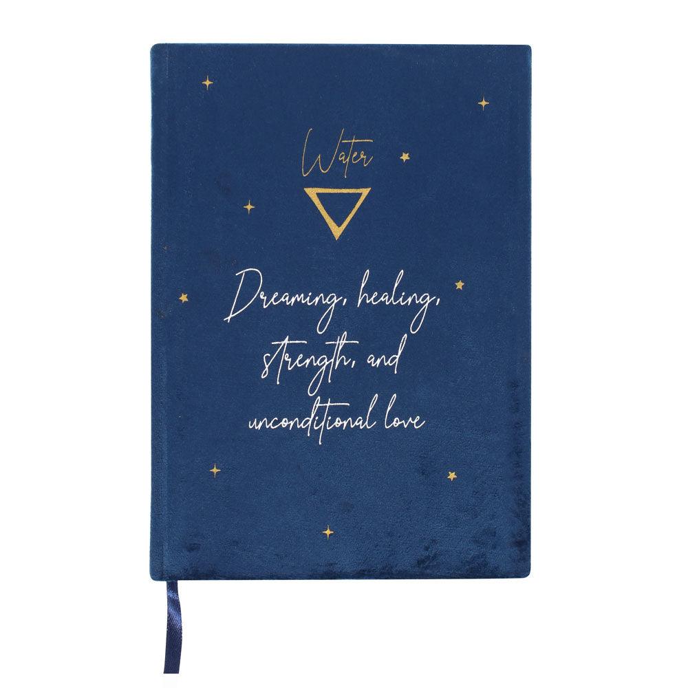 Water Element Velvet A5 Notebook - £12.99 - Stationery 