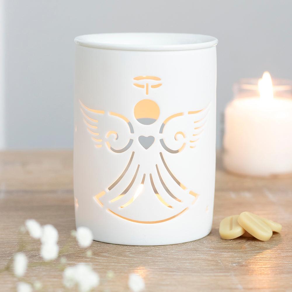 White Angel Cut Out Oil Burner-Oil Burners