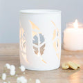 White Feather Cut Out Oil Burner-Oil Burners