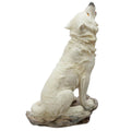 White Ghost Walker Protector of the North Wolf Figurine-