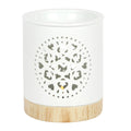 White Mandala Cut Out Oil Burner - £11.99 - Oil Burners 