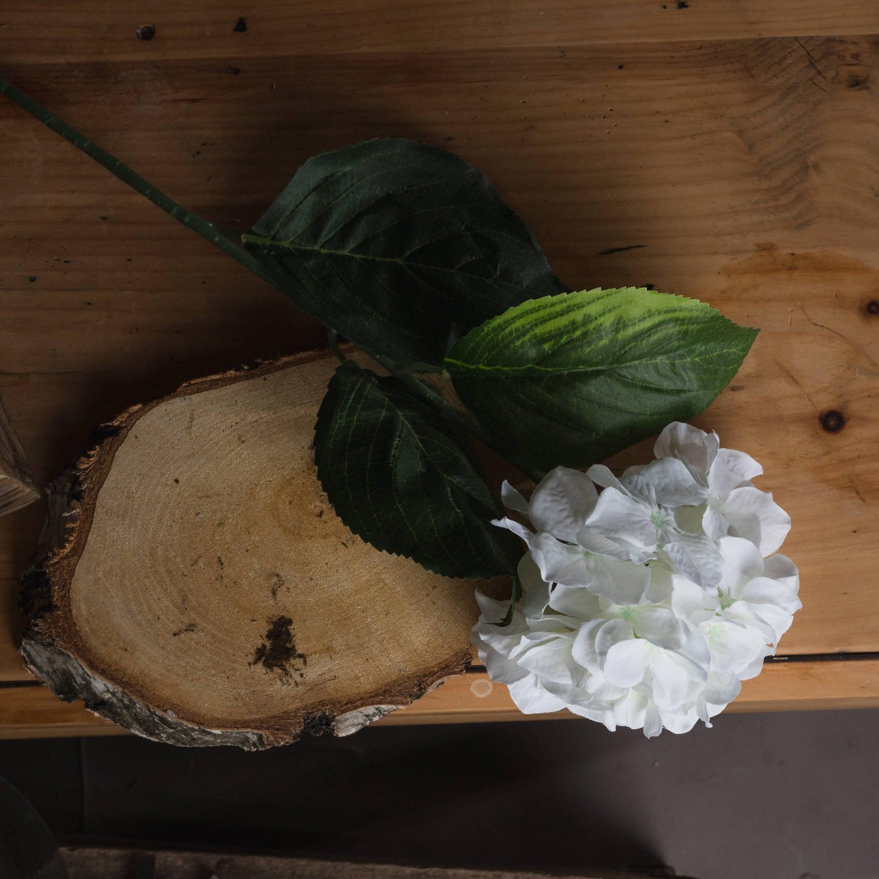 White Small Head Hydrangea-Artificial Flowers