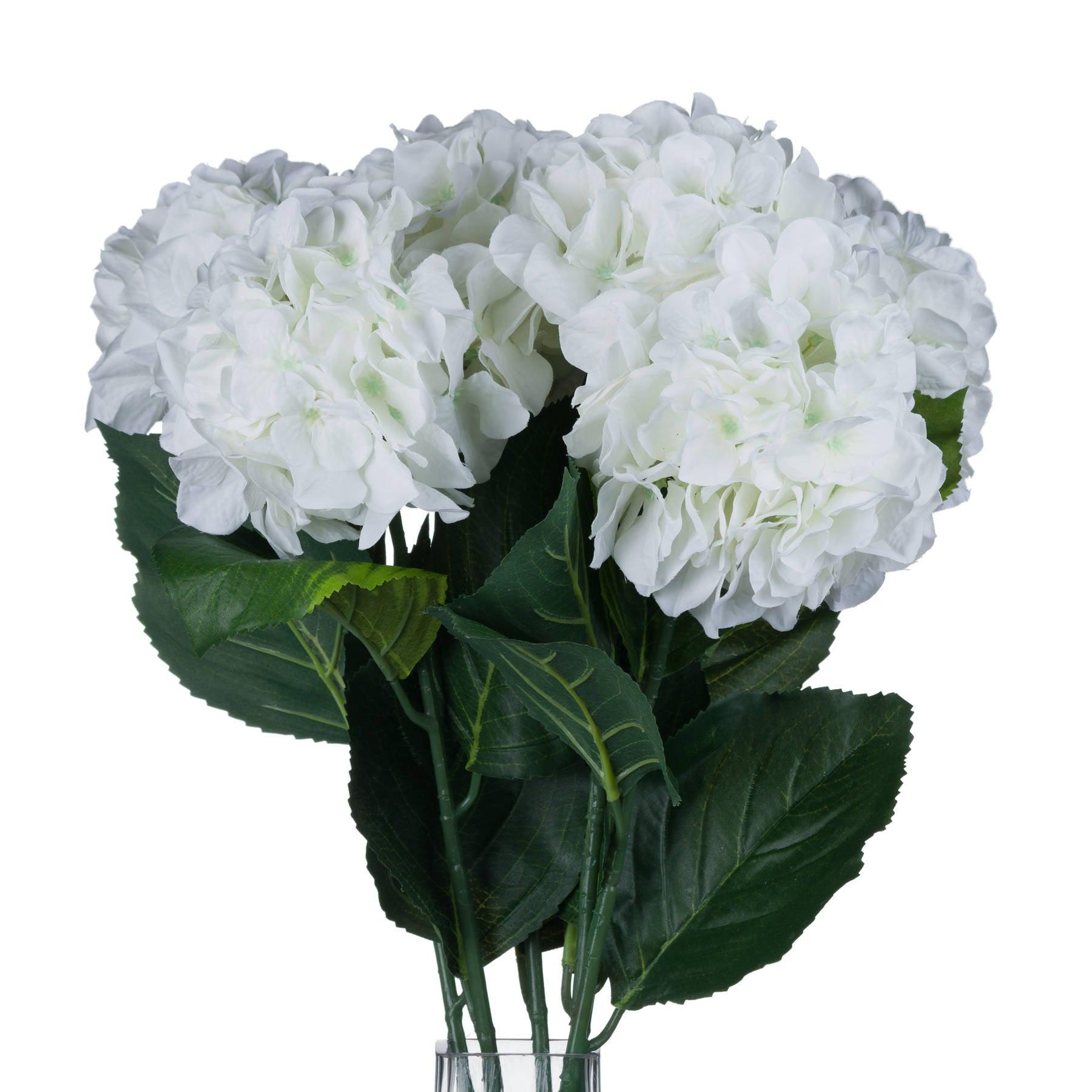 White Small Head Hydrangea-Artificial Flowers