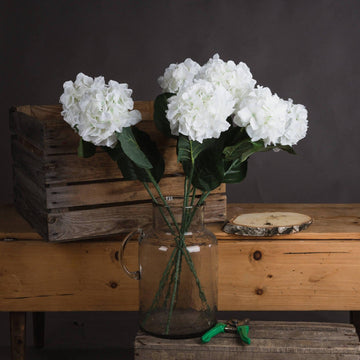 White Small Head Hydrangea - £19.95 - Artificial Flowers 