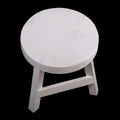 White Three Legged Stool Standing at 23 cm High - £26.99 - Stools 