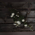 White Wild Meadow Rose-Artificial Flowers