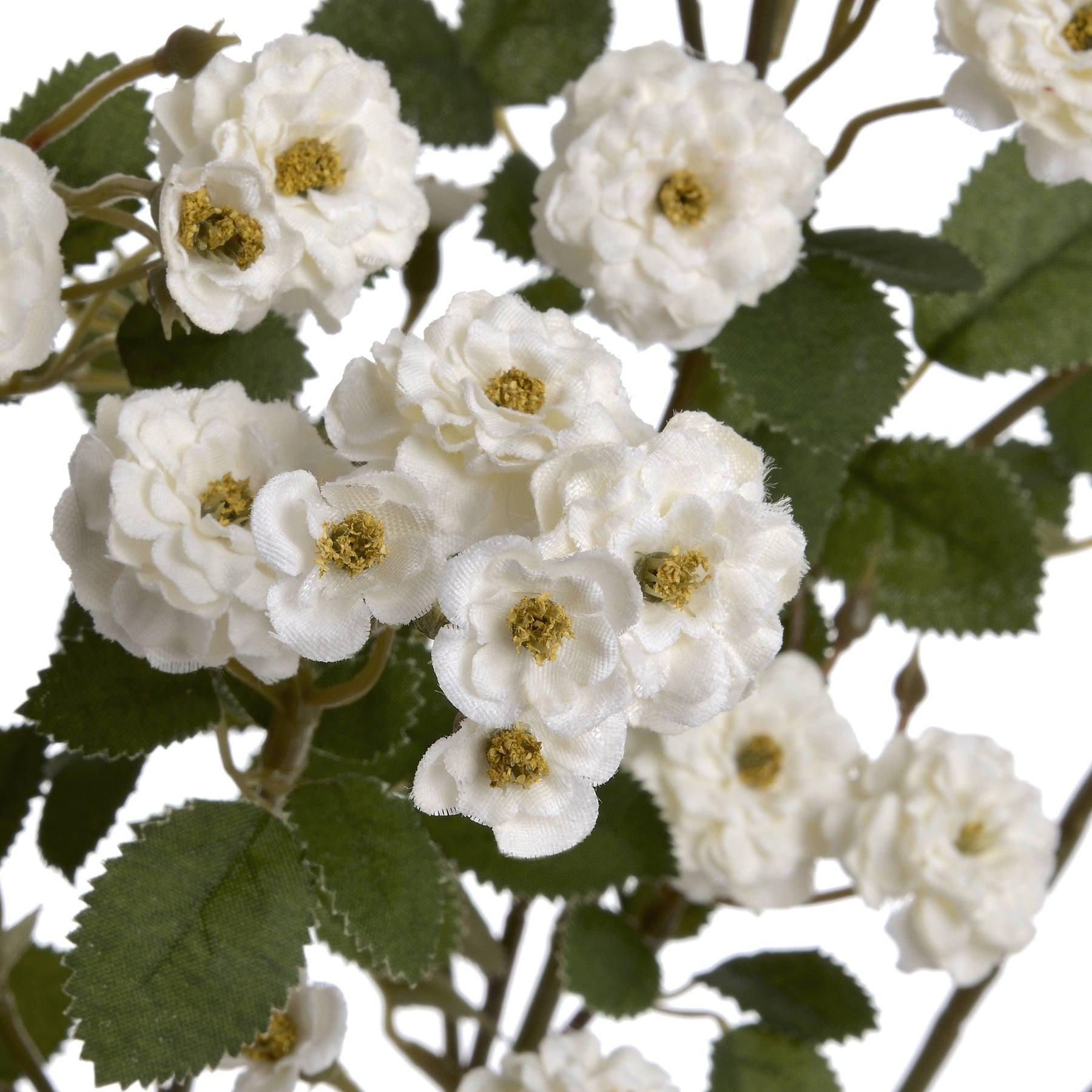 White Wild Meadow Rose-Artificial Flowers