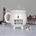 White Witch Cauldron Mug-Mugs Cups