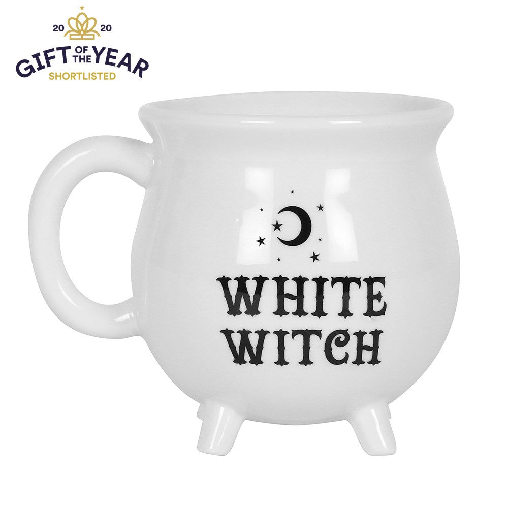 White Witch Cauldron Mug - £13.5 - Mugs Cups 