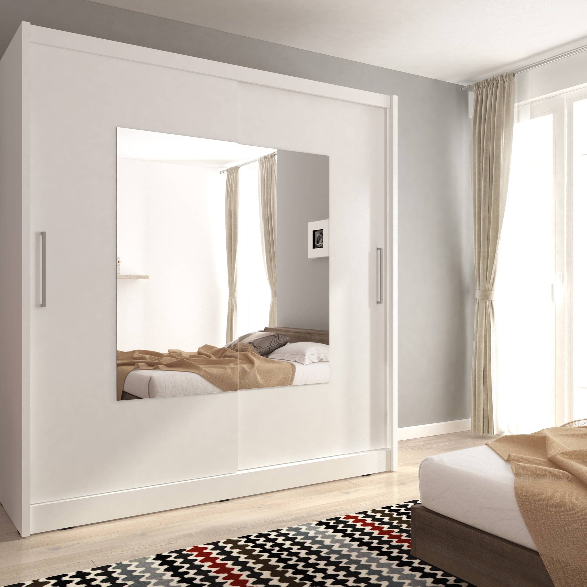 Wiki IX Sliding Door Wardrobe 180cm - £415.8 - Sliding Door Wardrobe 