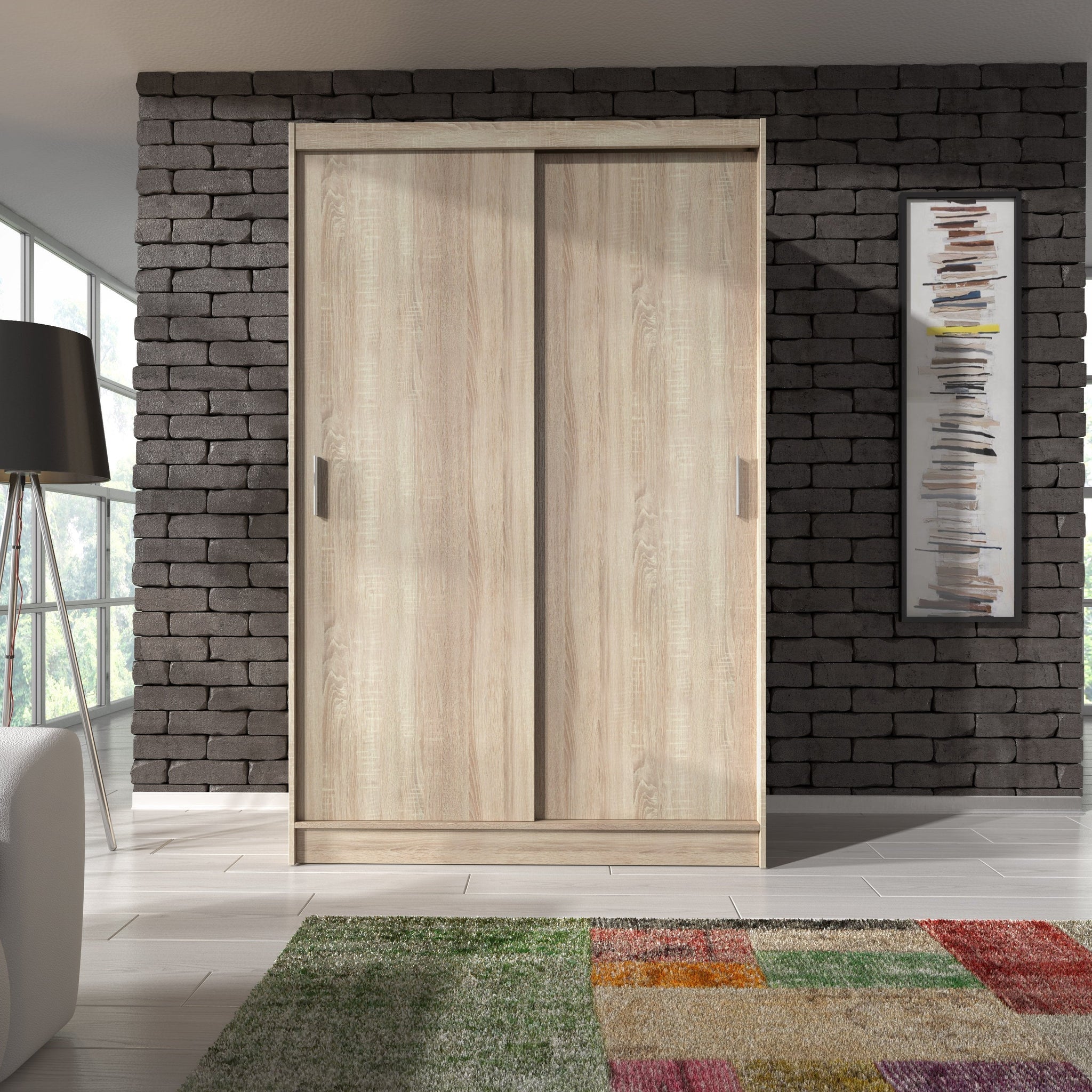 Wiki Sliding Door Wardrobe 150cm - £311.4 - Sliding Door Wardrobe 