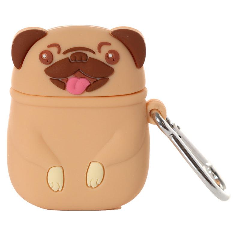Wireless Earphone Silicone Case Cover - Mopps Pug (Cover Only)-