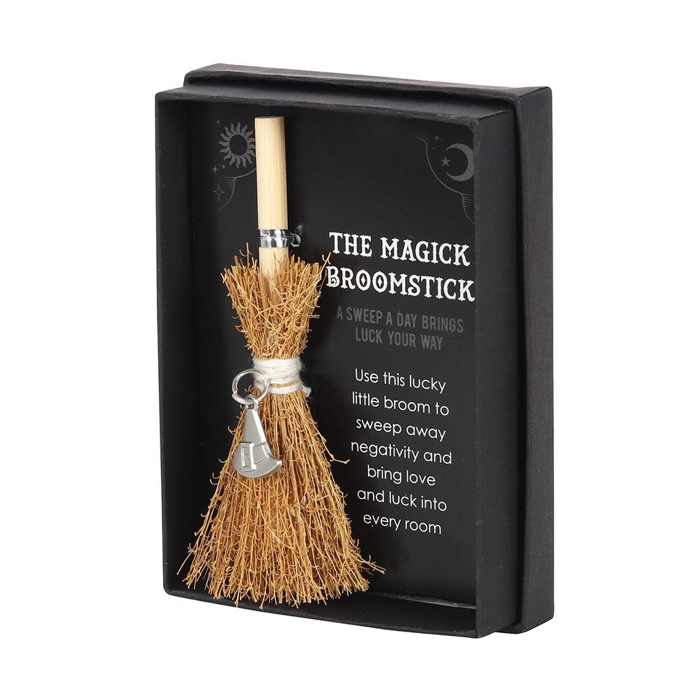 Witch Hat Mini Magick Broomstick - £7.5 - Ornaments 