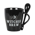 Witches Brew Mug and Spoon Set-Mugs Cups