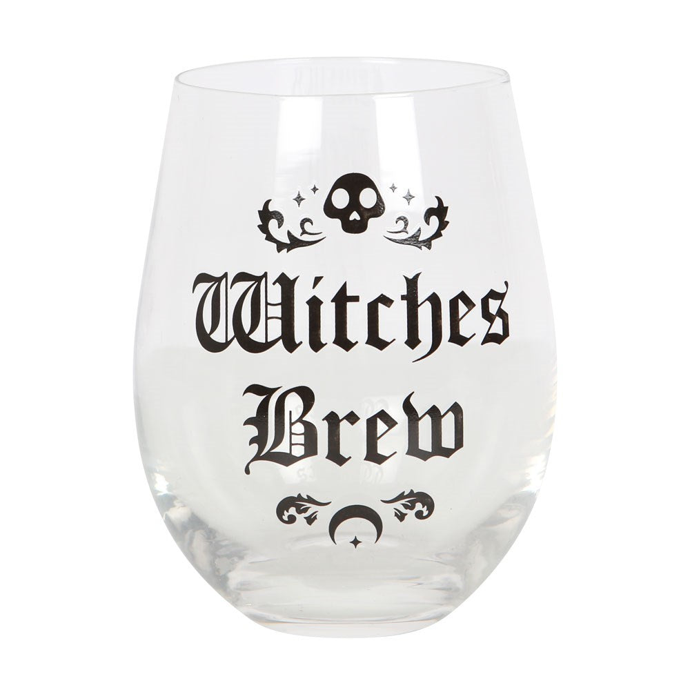 Witches Brew Stemless Wine Glass - £13.5 - Mugs Cups 