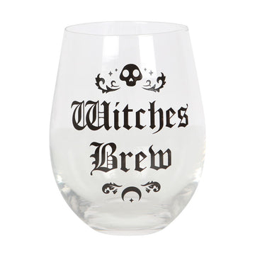 Witches Brew Stemless Wine Glass - £13.5 - Mugs Cups 