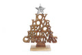 Wooden Christmas Tree Words Ornament 26cm-