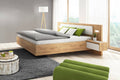 Xelo Bed Frame With Bedside Cabinets [EU King]-Bed Frame